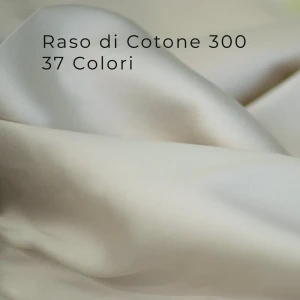 Raso Extra Fine di Puro Cotone TC300